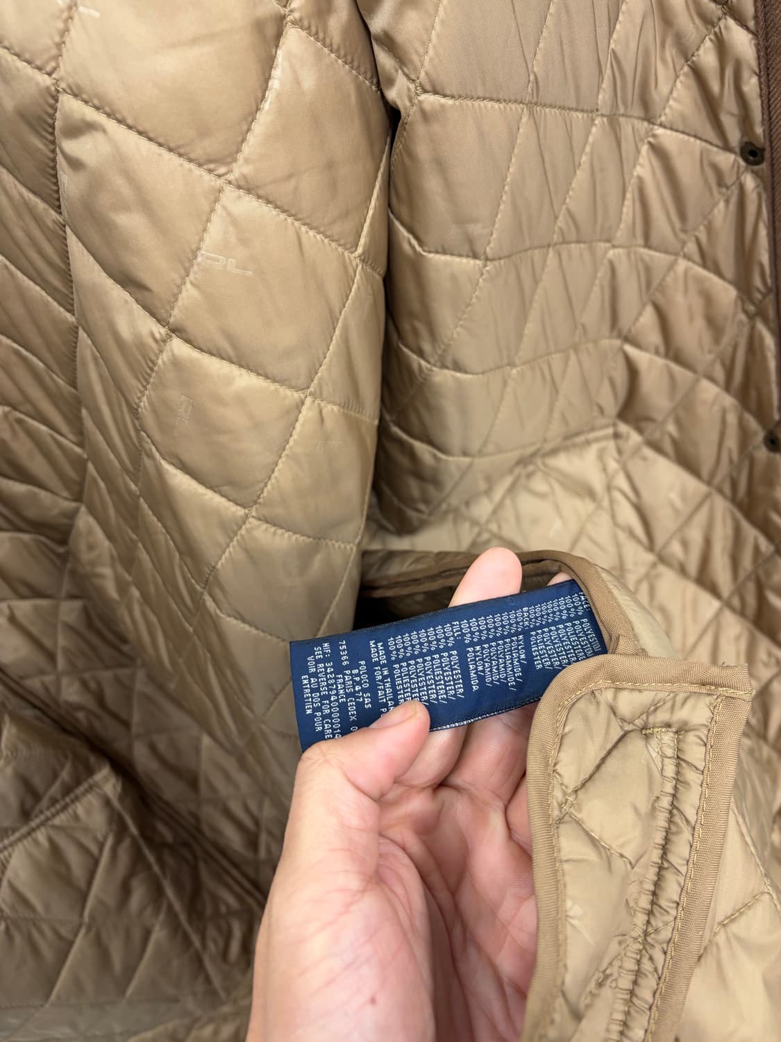 폴로랄프로렌 여성 퀄팅 코트 사이즈100L  상품이미지8