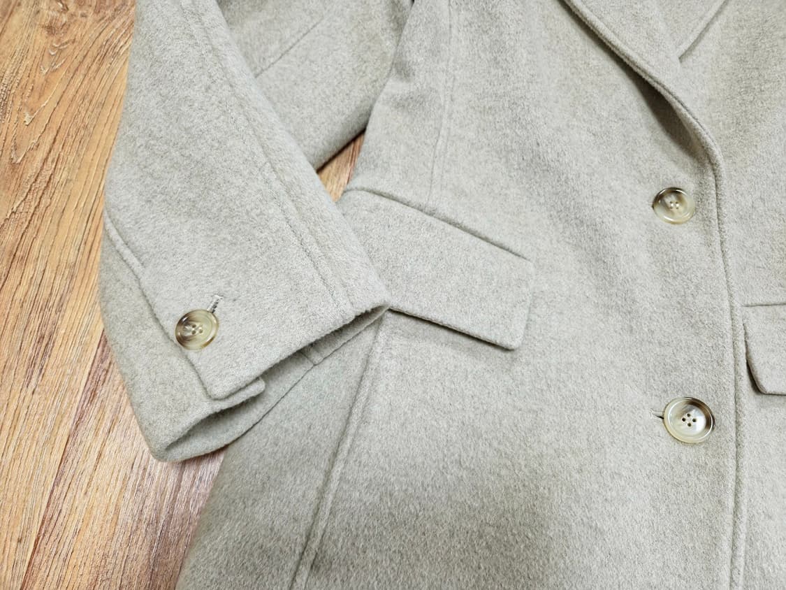 모한(MOHAN) 토프 카멜헤어 블렌드 피크드카라 코트 55-66 상품이미지9