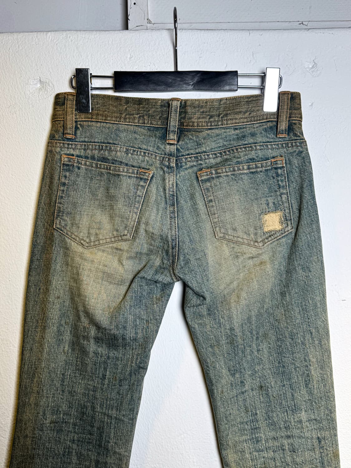 JILL STUART – Distressed Patch Denim Pan 상품이미지10