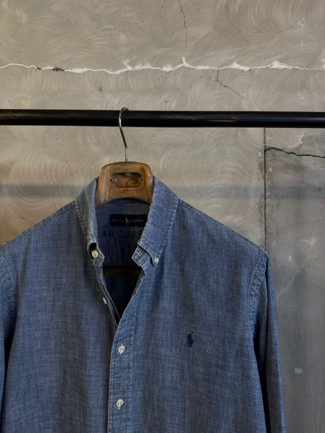 폴로 랄프로렌 샴브레이 셔츠 100 상품이미지5