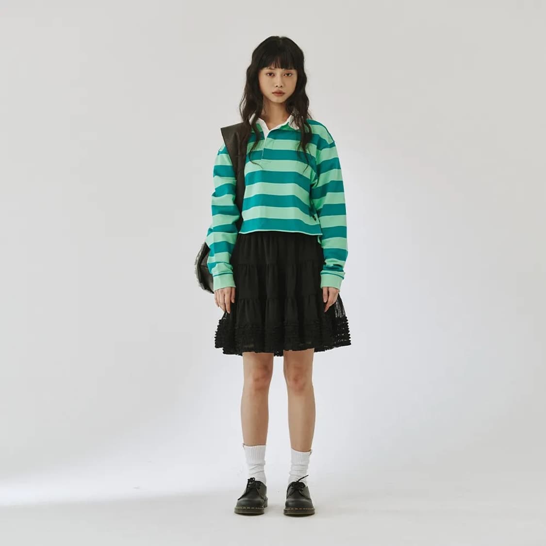 플리즈프로젝트_메쉬스커트(블랙) 상품이미지2