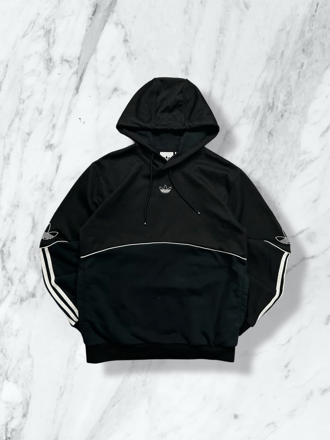 아디다스 파이어버드 로고 아웃라인 후드티 M 상품이미지1