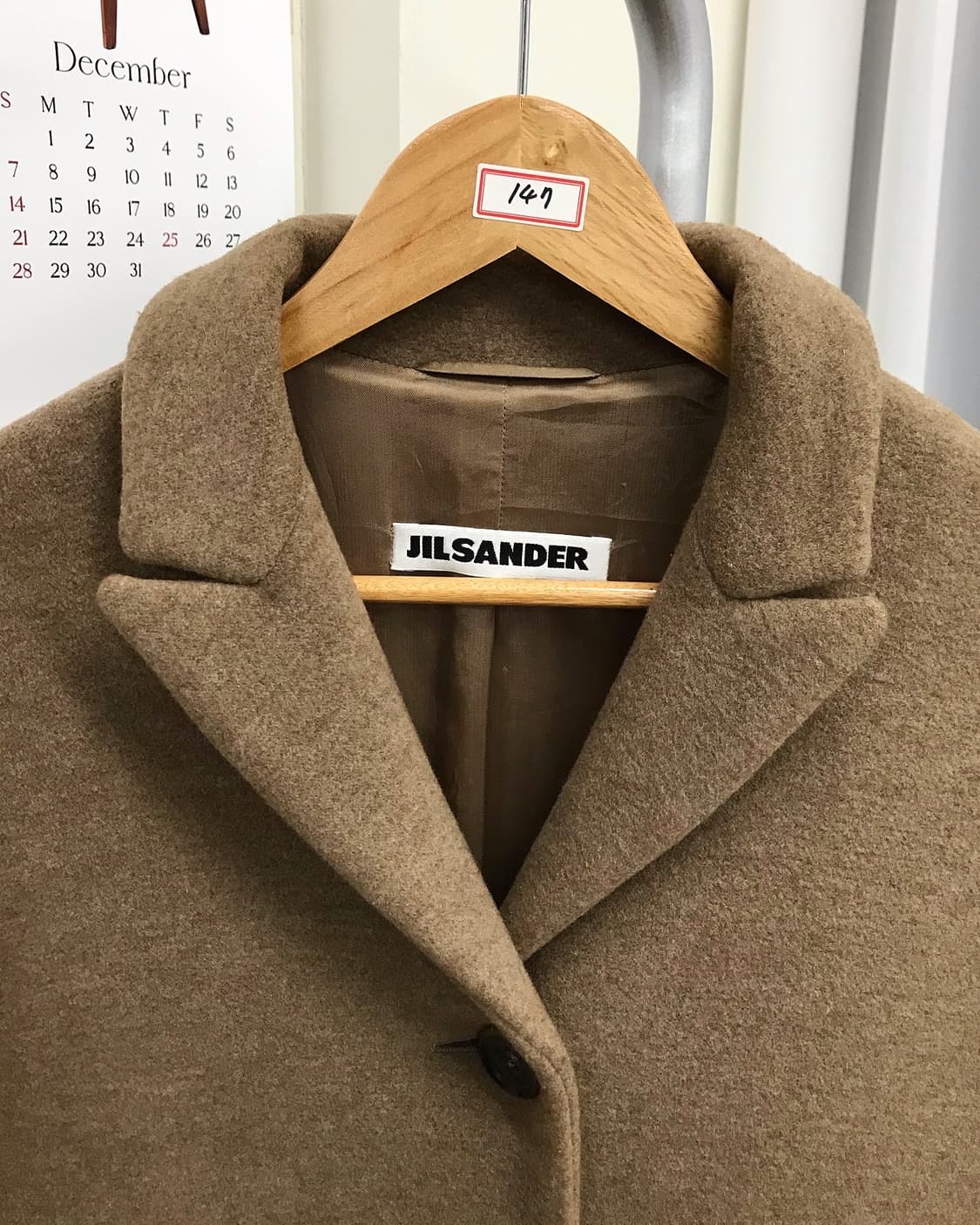 질샌더 캐시미어 코트 상품이미지2