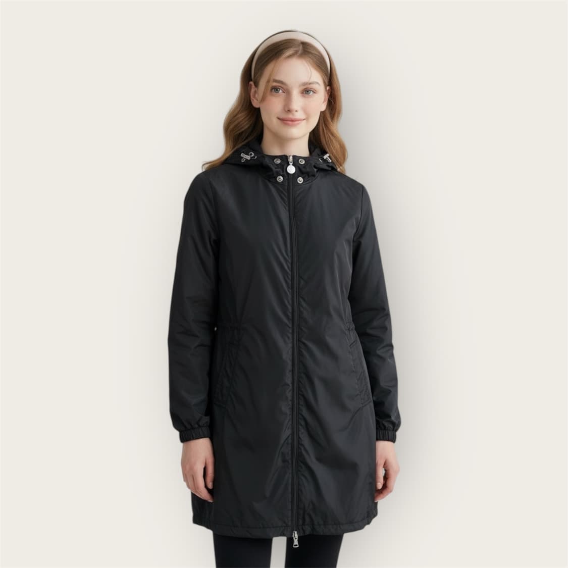 .2/ 몽클레어 YASMIN 야스민 와펜 후디 트렌치코트 상품이미지2