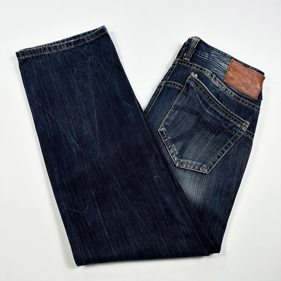 VTG 빈티지 워싱 와이드 데님팬츠 (34인치) 상품이미지2