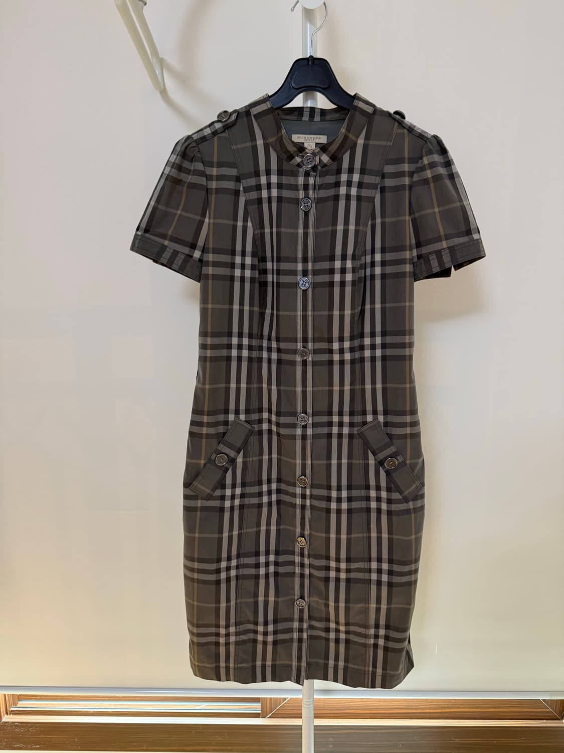 버버리 노바체크 반팔 원피스 상품이미지1