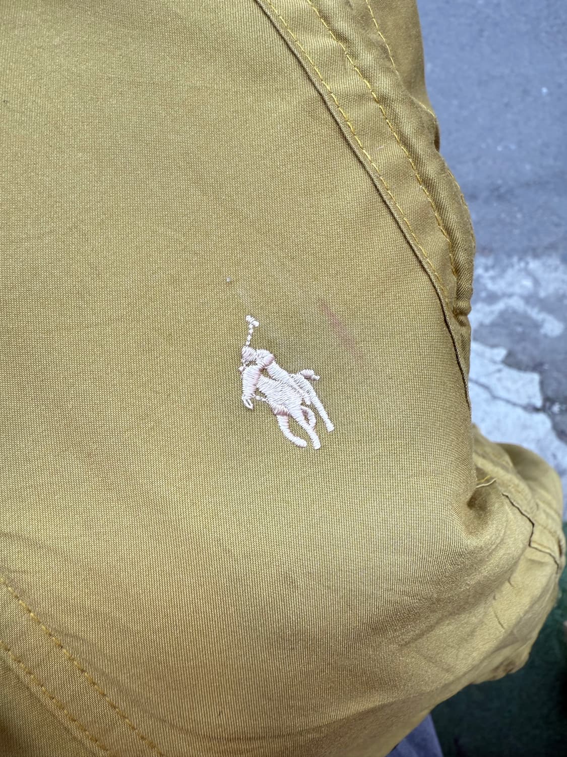 폴로 랄프로렌 화이트포니 머스터드 그린 블루종  상품이미지4