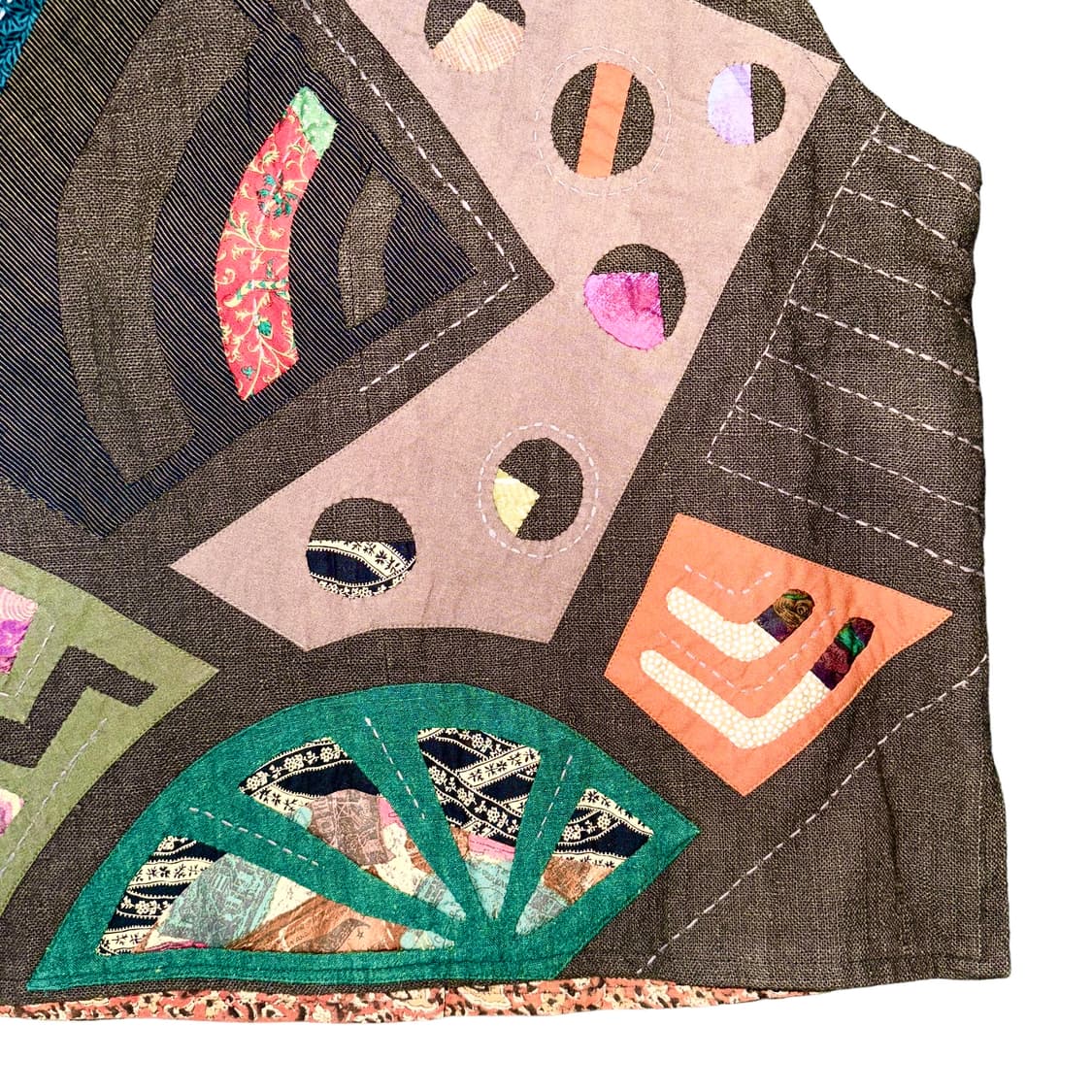 Vintage Patchwork Vest 상품이미지6