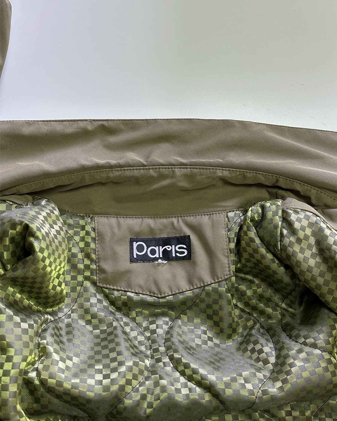 Paris 빈티지 항공점퍼 카키 상품이미지4