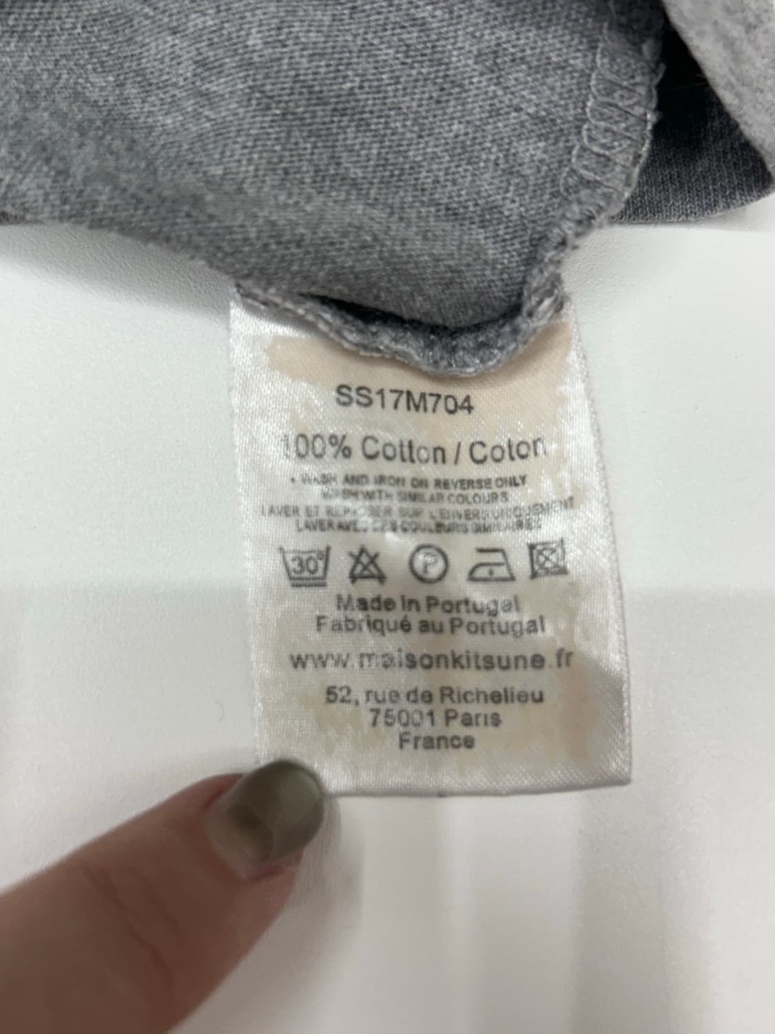 메종키츠네 포켓 하프티 상품이미지4