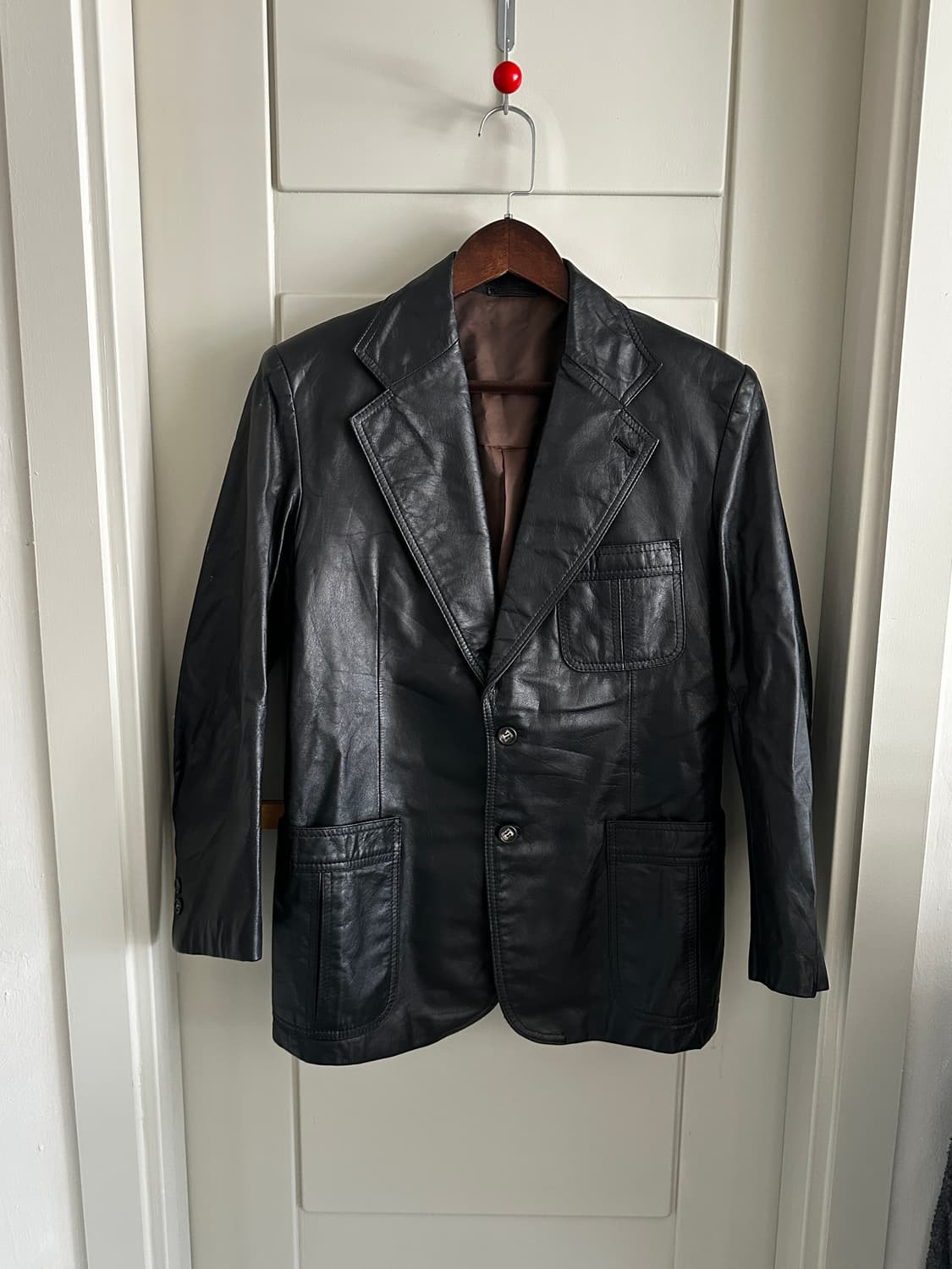 SANSURI 레더 테일러드 자켓 상품이미지1