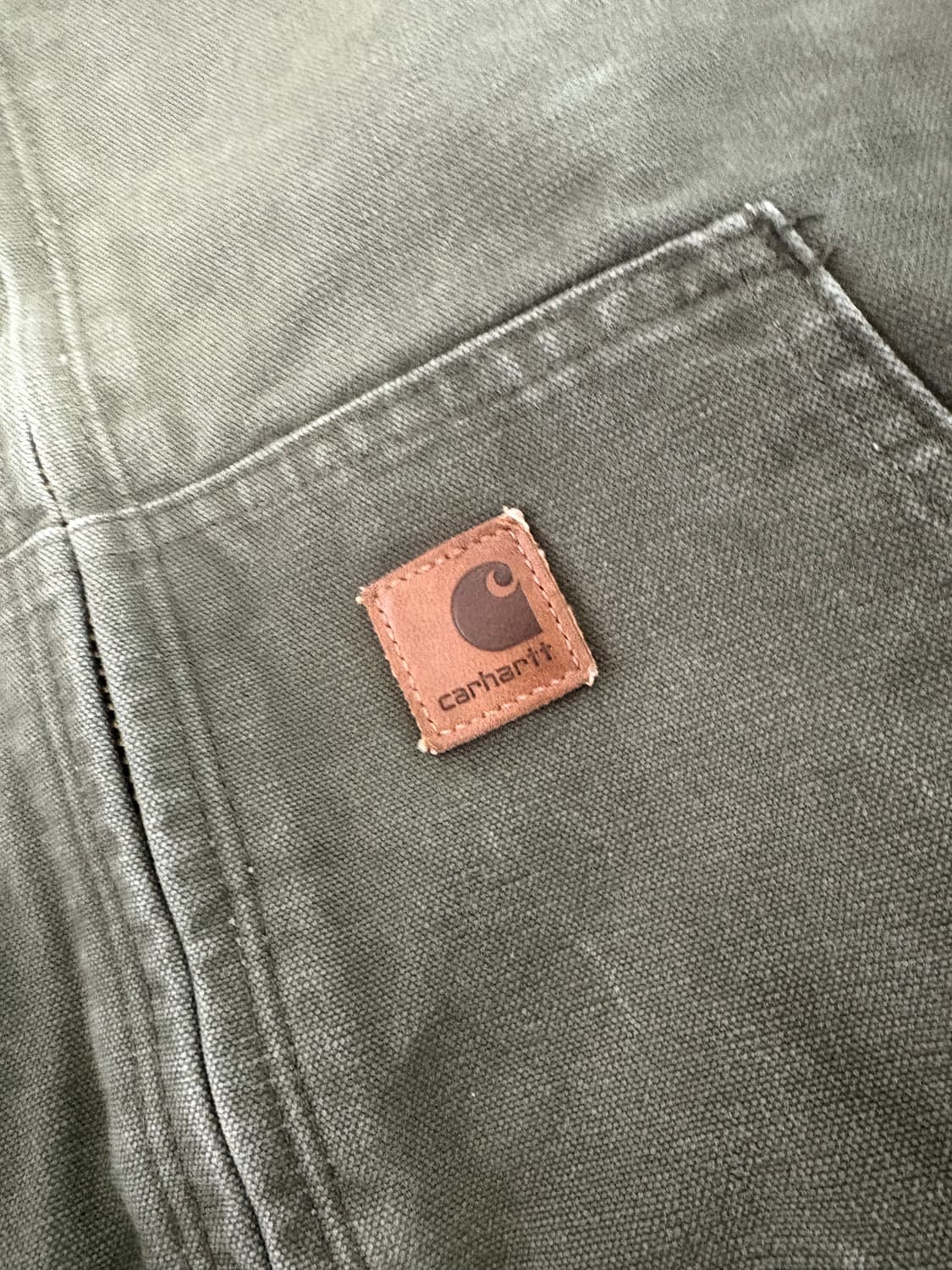 [2XL] 칼하트 빈티지 j130 arg 액티브 아미그린 상품이미지3