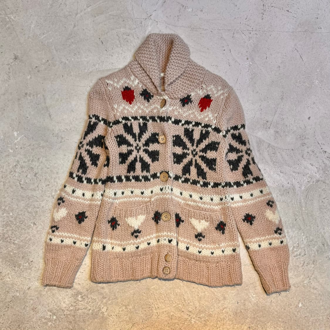 노르딕 패턴 가디건 상품이미지1