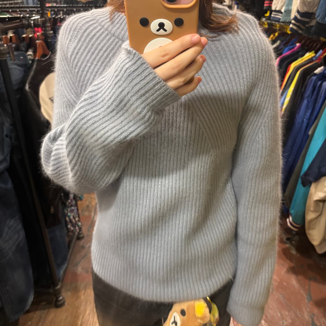 라코스테 소라색 니트 상품이미지2