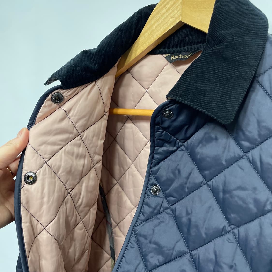바버 데브론 퀼팅자켓 uk10 상품이미지7