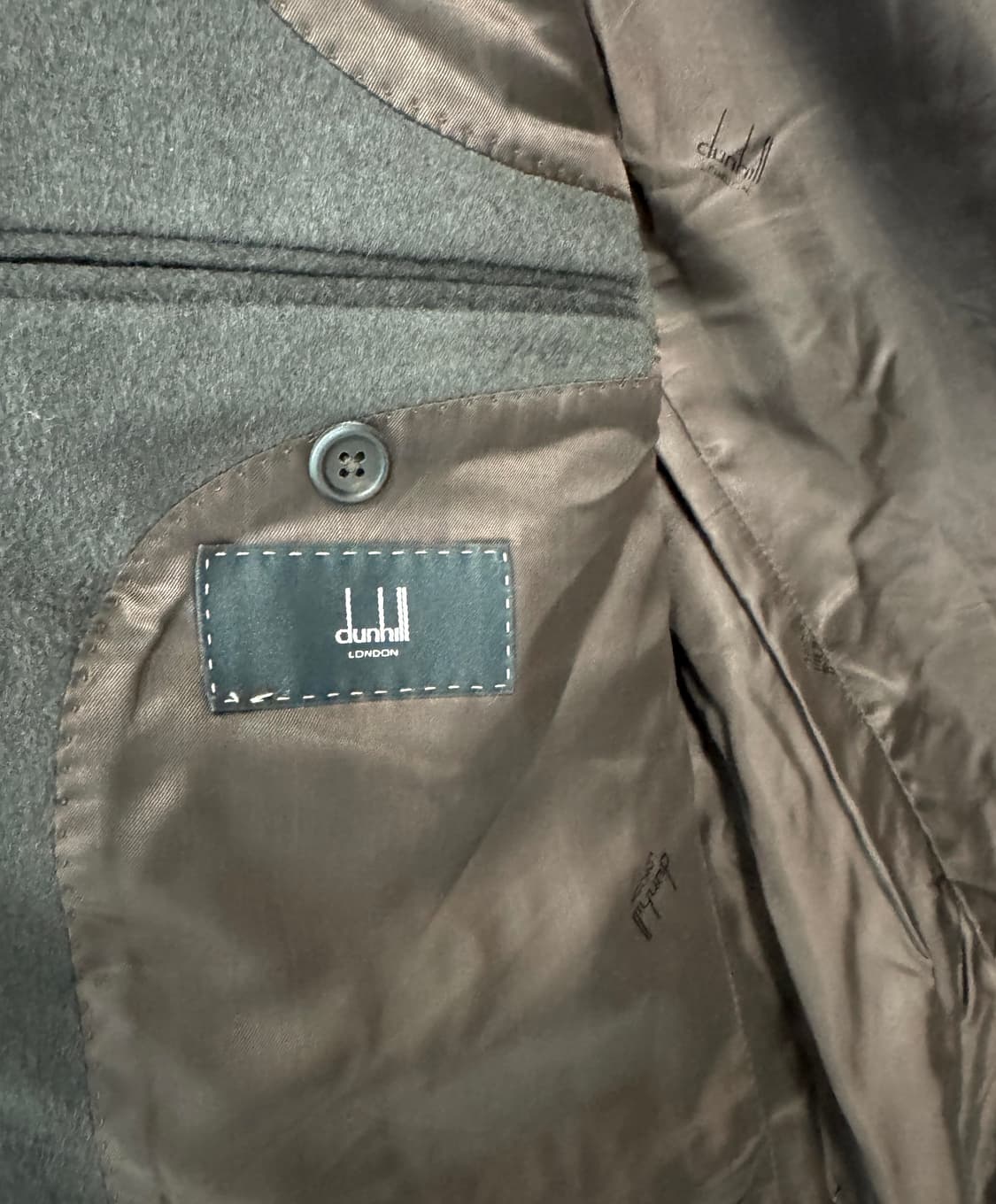 dunhill 던힐 금장 원버튼 캐시미어 블레이저 자켓 50 상품이미지6