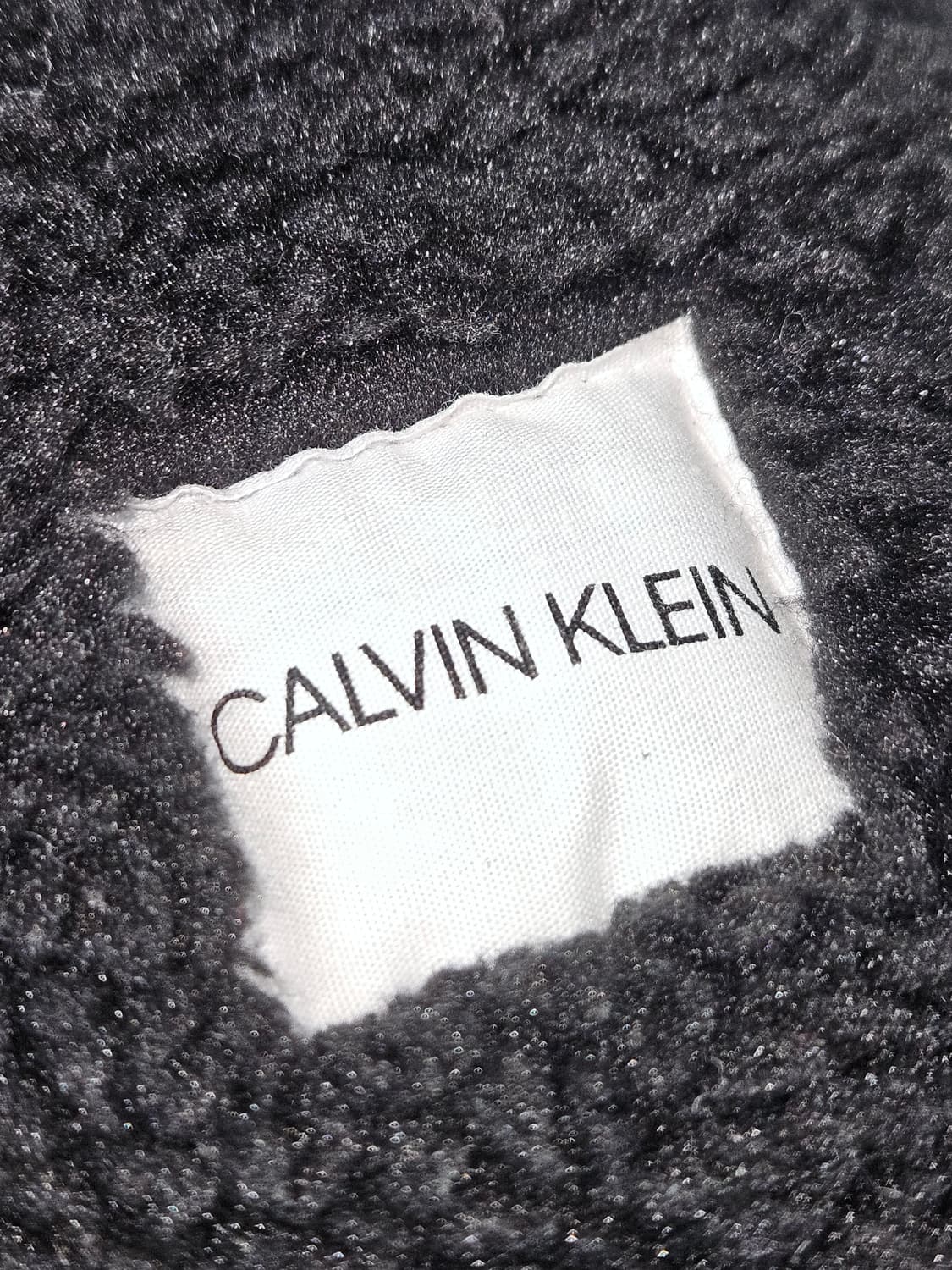 켈빈클라인 CK 하이넥 부클 후리스 플리스 쉐르파 자켓 XS 오버핏 상품이미지3