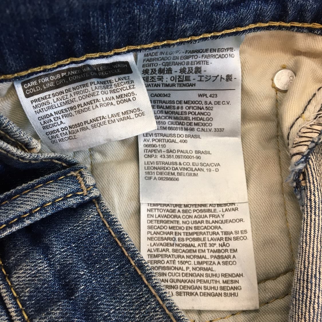 리바이스 511 오리지널 데님진 34 인치  상품이미지5