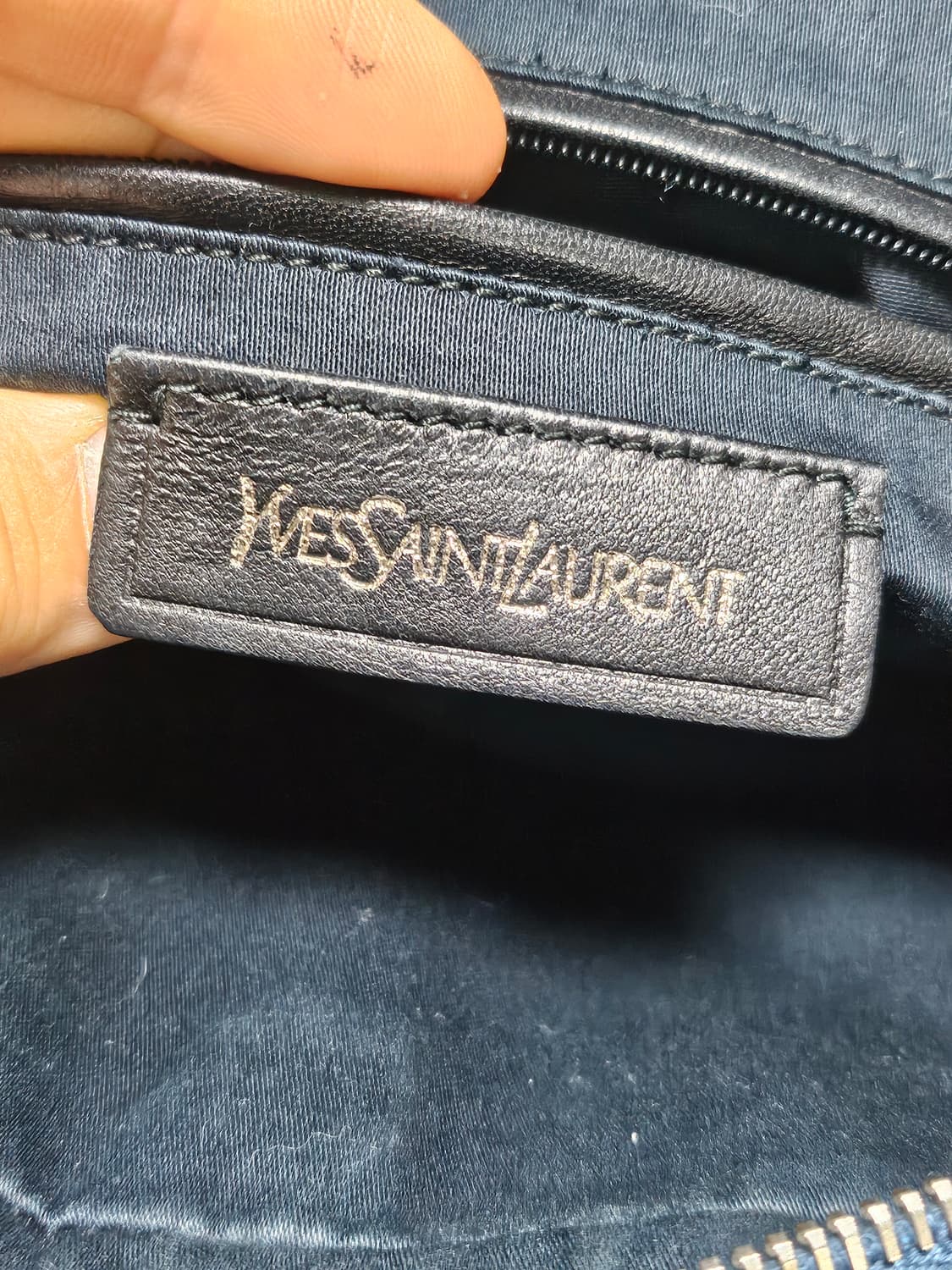 입생로랑 에나멜 뮤즈 백 청록 상품이미지10