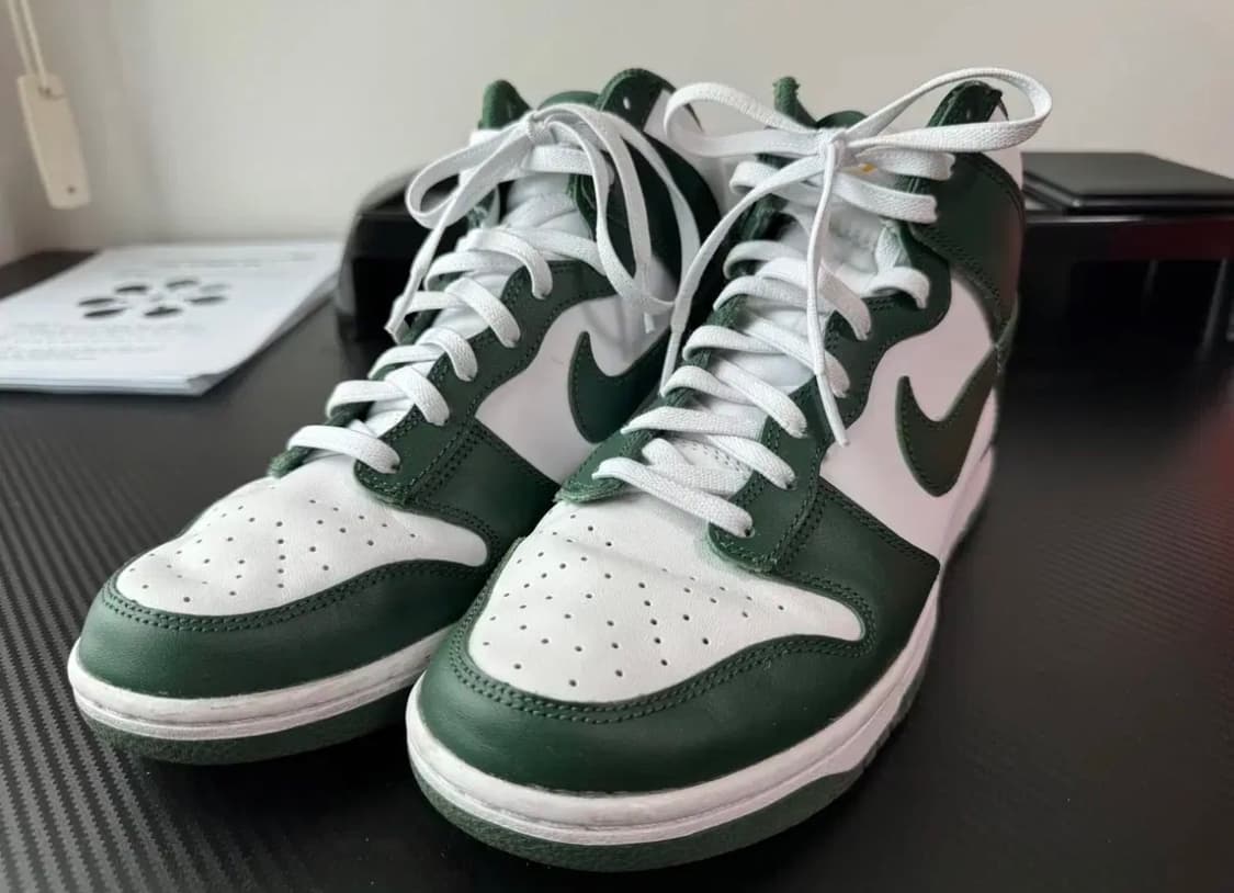 나이키 덩크 하이 레트로 노블 그린 265 상품이미지2