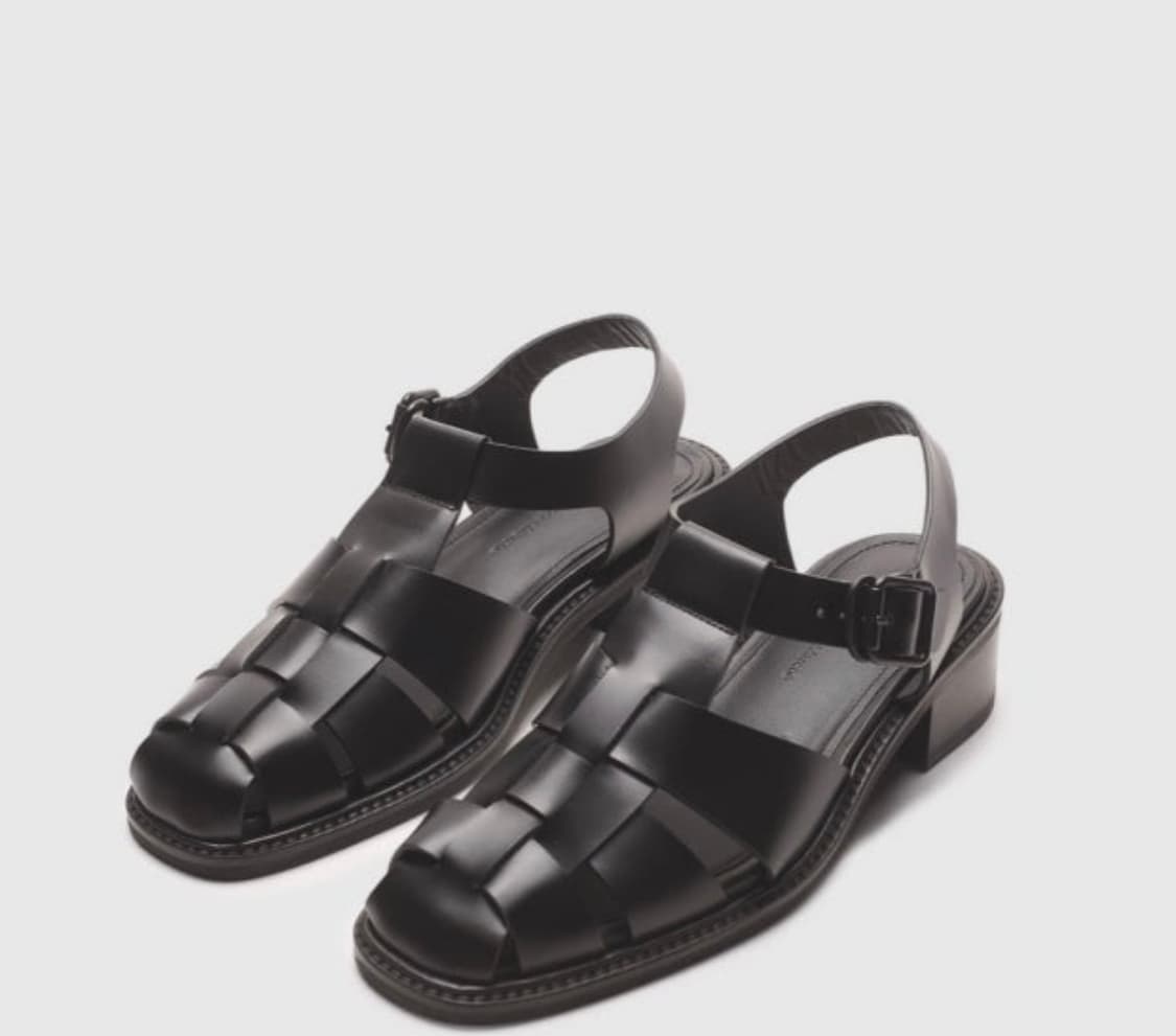 Lfm 렉스핑거마르쉐 피셔맨 샌들 235사이즈 블랙 5회미만착용 상품이미지1