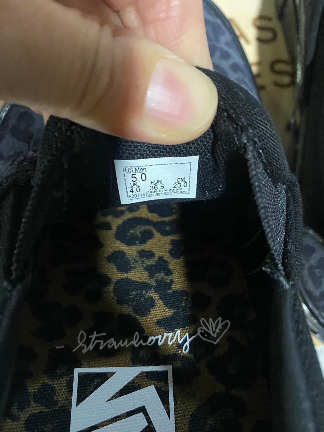 반스 레오파드 슬립온 230(새상품) 상품이미지7