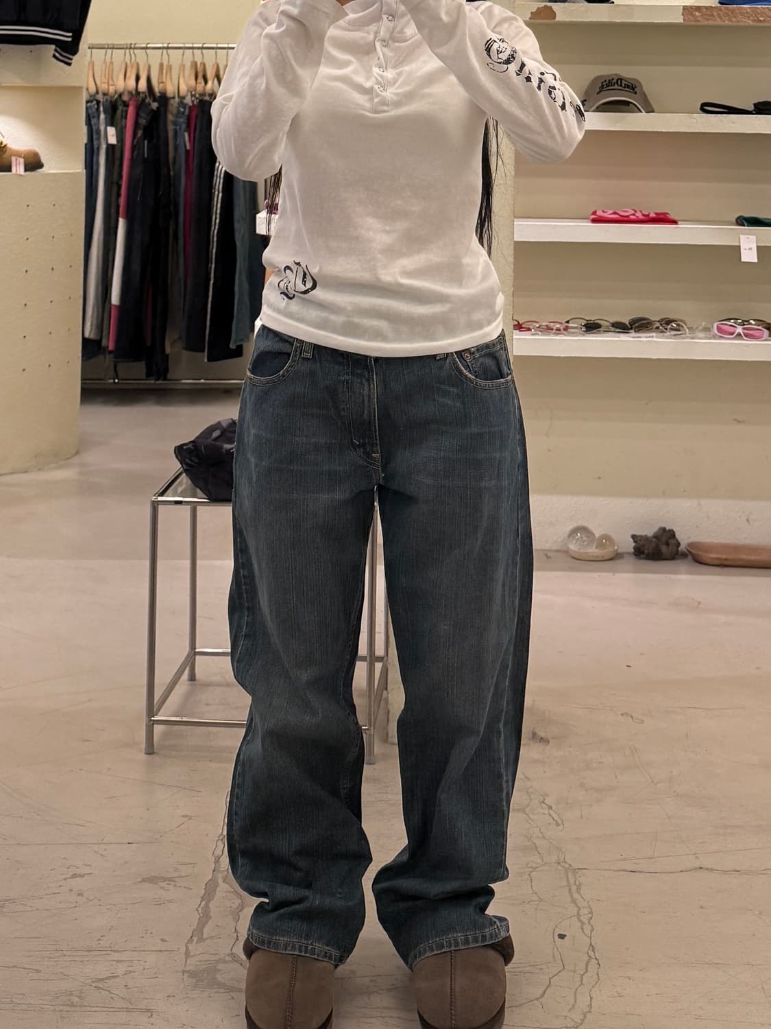 리바이스 569 루즈 스트레이트 핏 데님 팬츠 U1246 상품이미지1