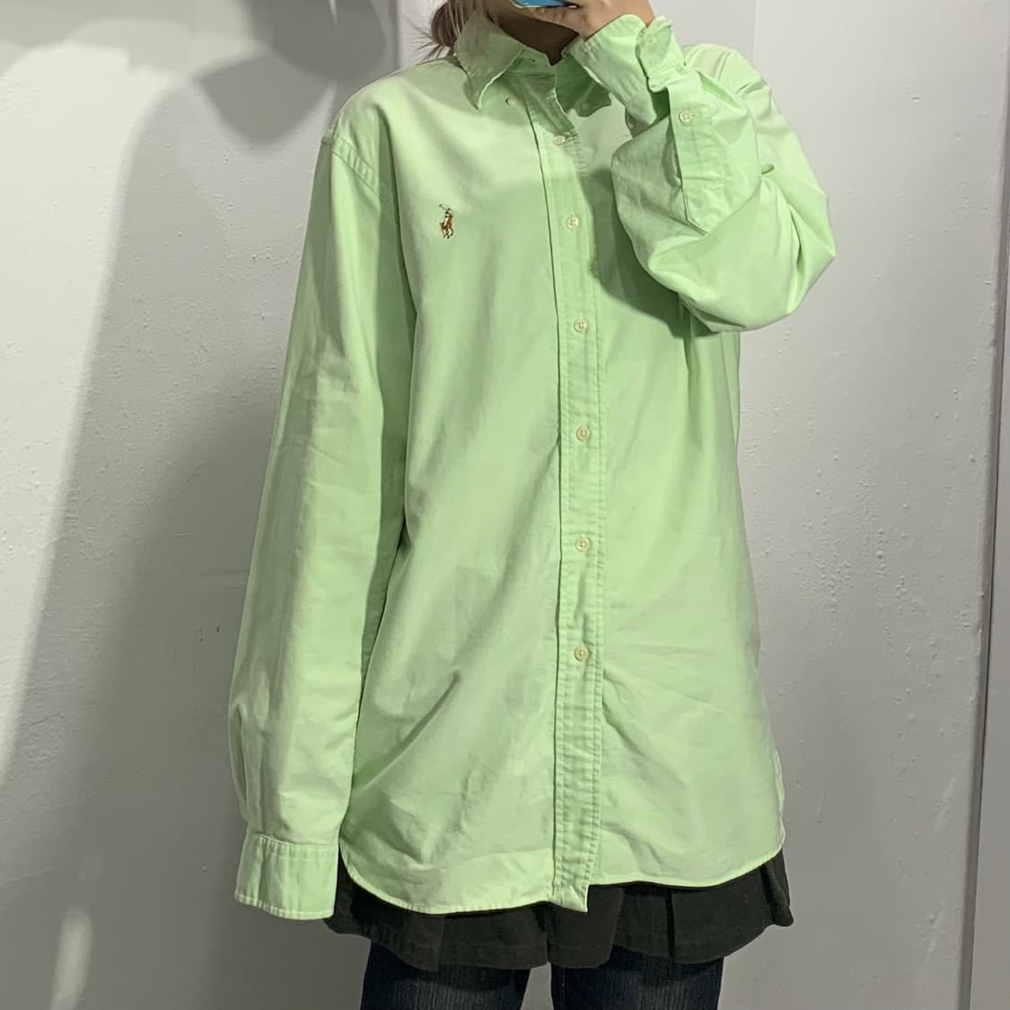 폴로 랄프로렌 솔리드 셔츠 상품이미지1