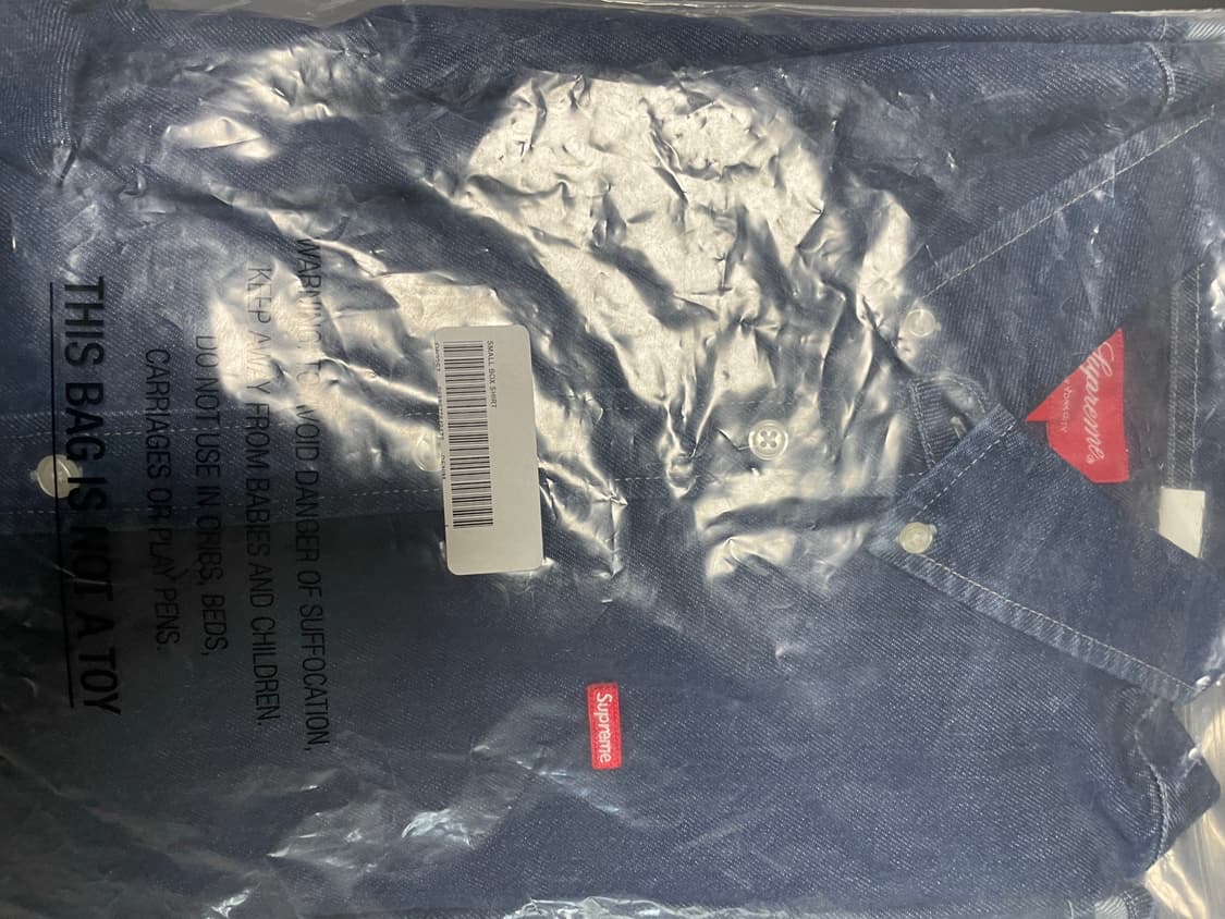 슈프림 스몰박스 셔츠 데님 L 상품이미지6