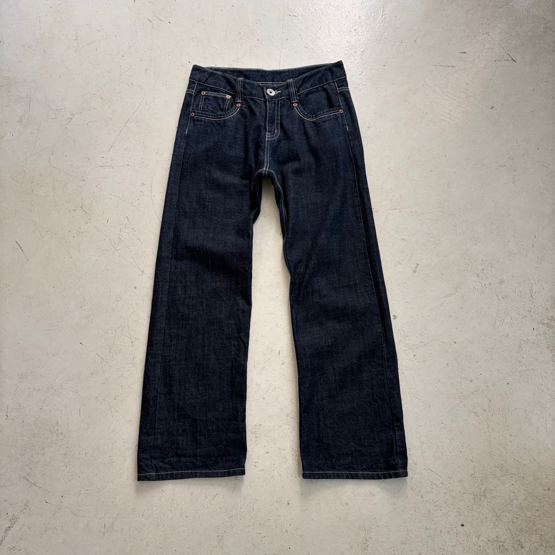 JPN 빈티지 신치백 레귤러 데님팬츠 34 상품이미지1