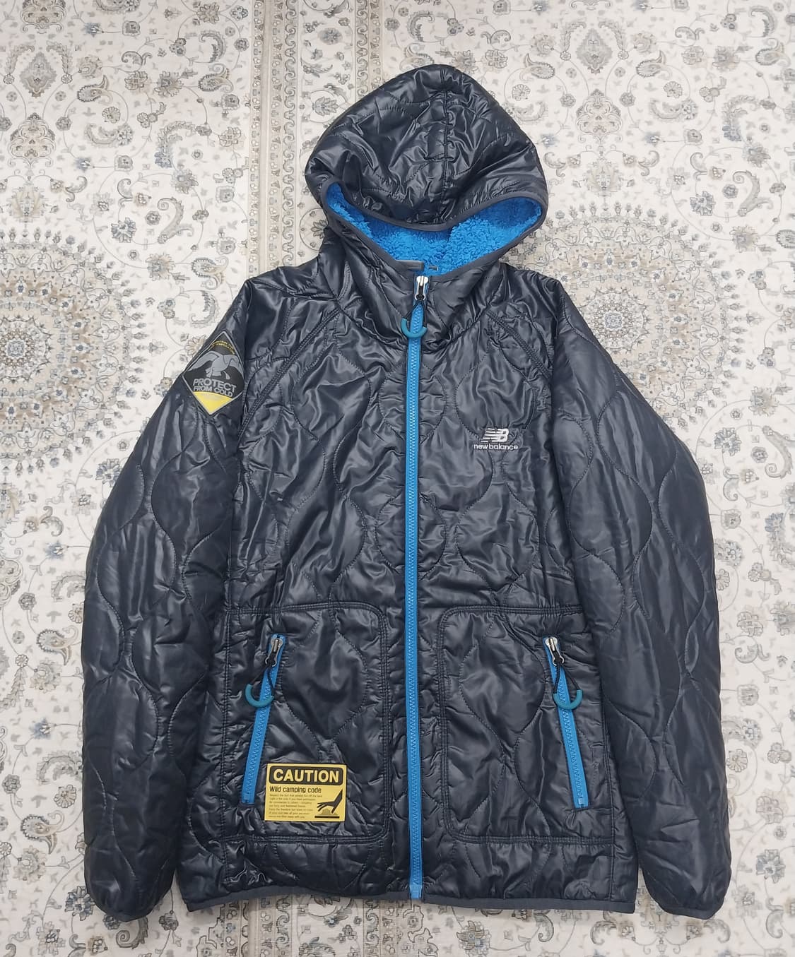 뉴발란스 후드 패딩 90  ( 안쪽 플리스) 상품이미지1