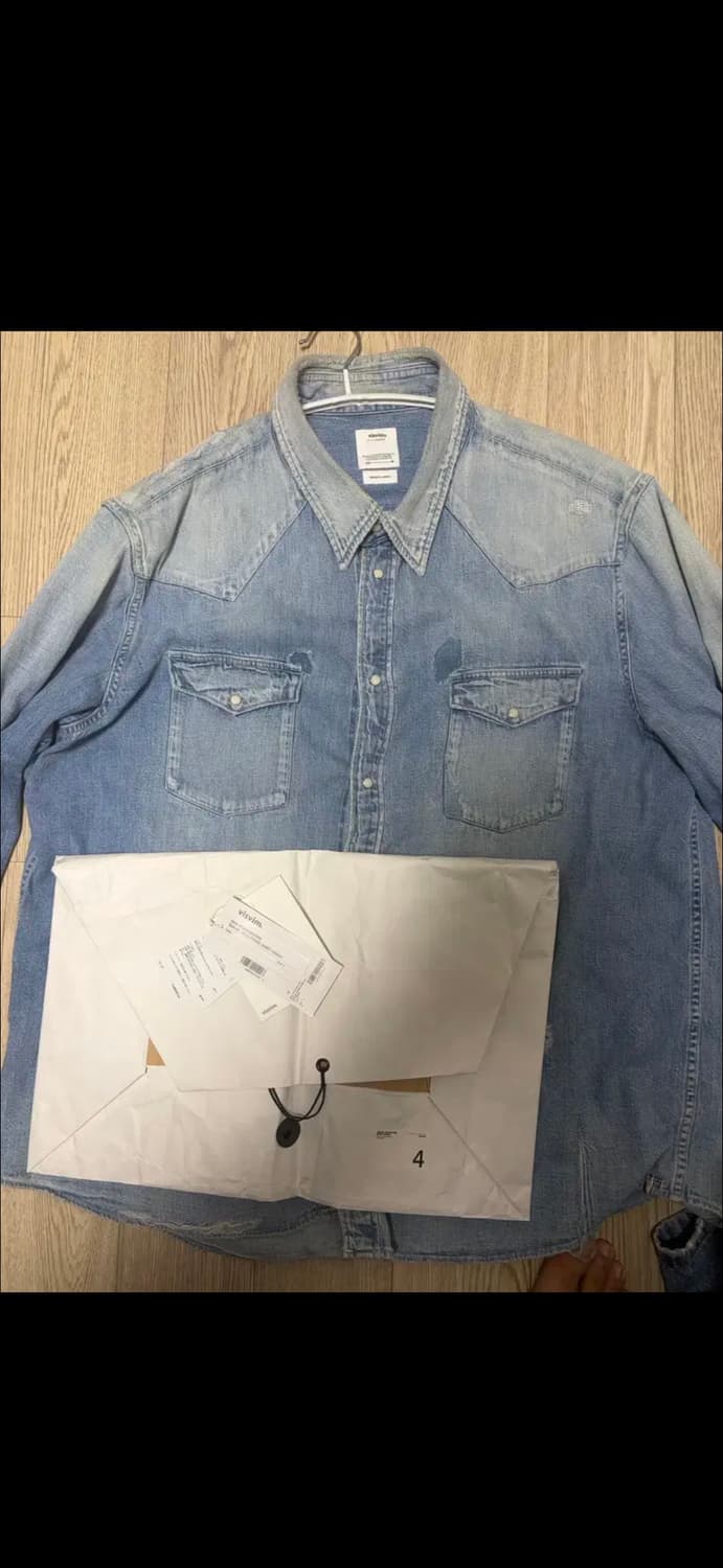 4) 비즈빔 24ss 소셜 스컬프처 크래쉬 셔츠 상품이미지1