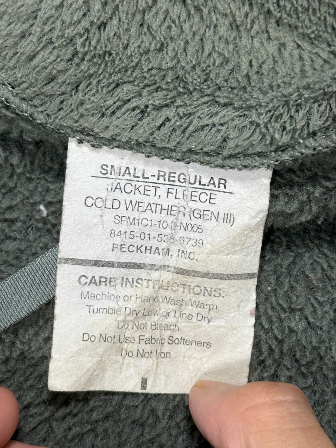 미군 젠3 폴라텍 플리스자켓 스몰 상품이미지4