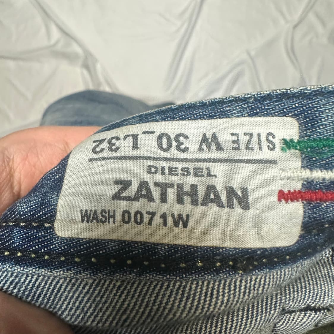 디젤 디스워싱 패치워크커스텀데님진 30 상품이미지4