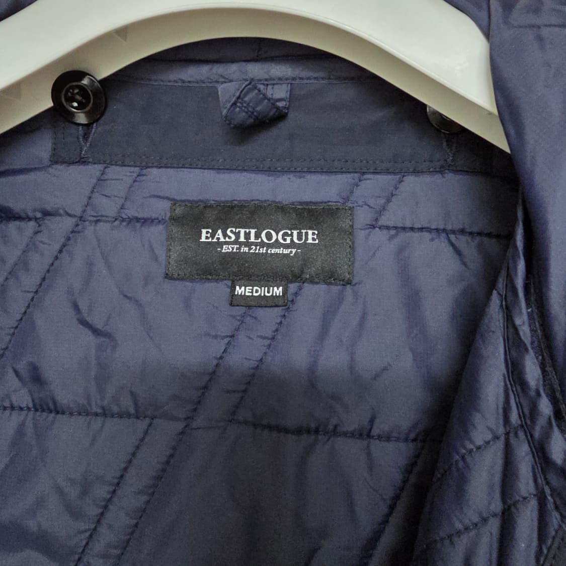 [M] 이스트로그 울 피쉬테일 파카 네이비스트라이프 상품이미지6