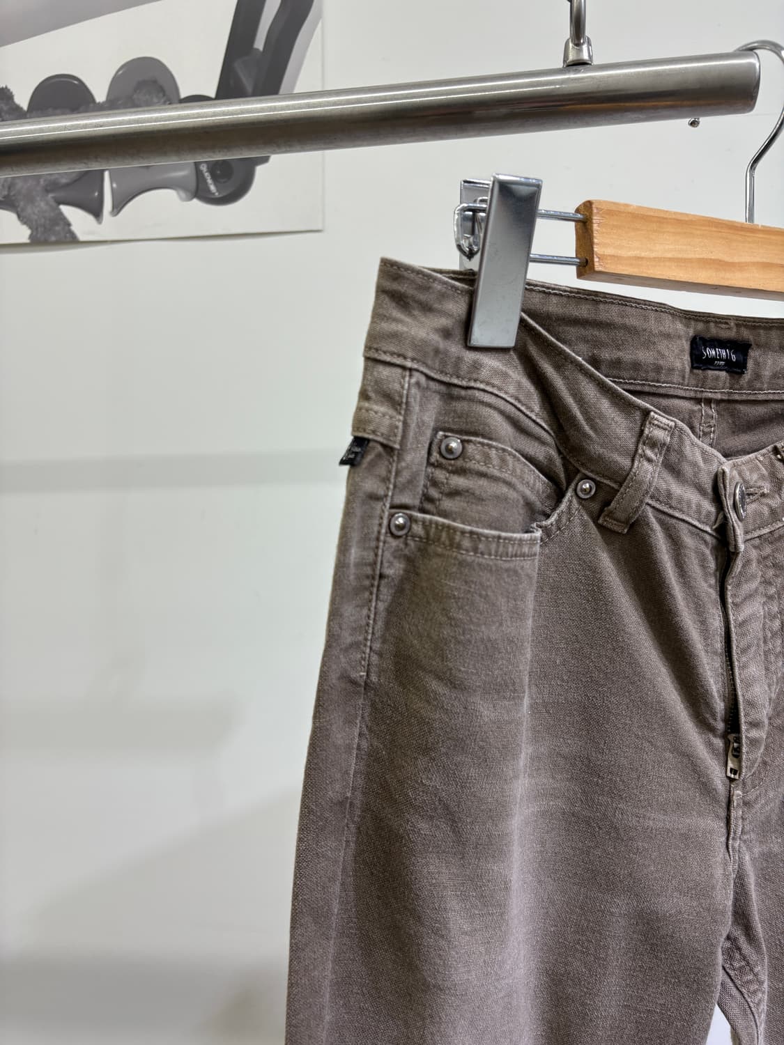 SOMETHING (Made in Japan) 데님팬츠 상품이미지3