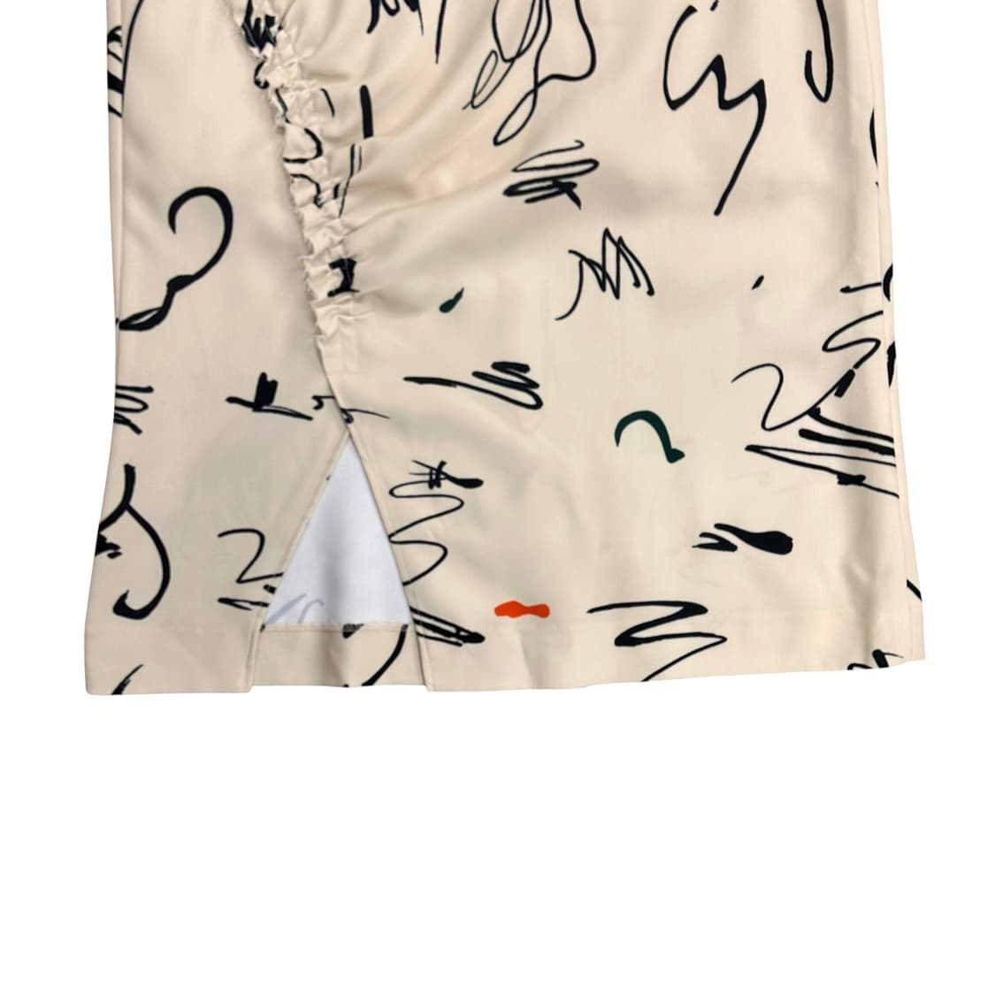 Je ne sais quoi, Drawing Slit Midi Skirt 상품이미지4