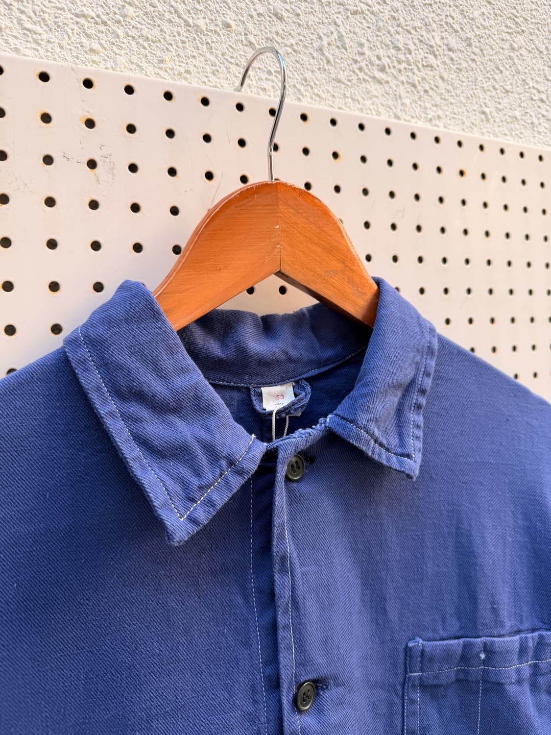 OLD VINTAGE WASHED NAVY FRENCH 프렌치워크자켓 상품이미지6