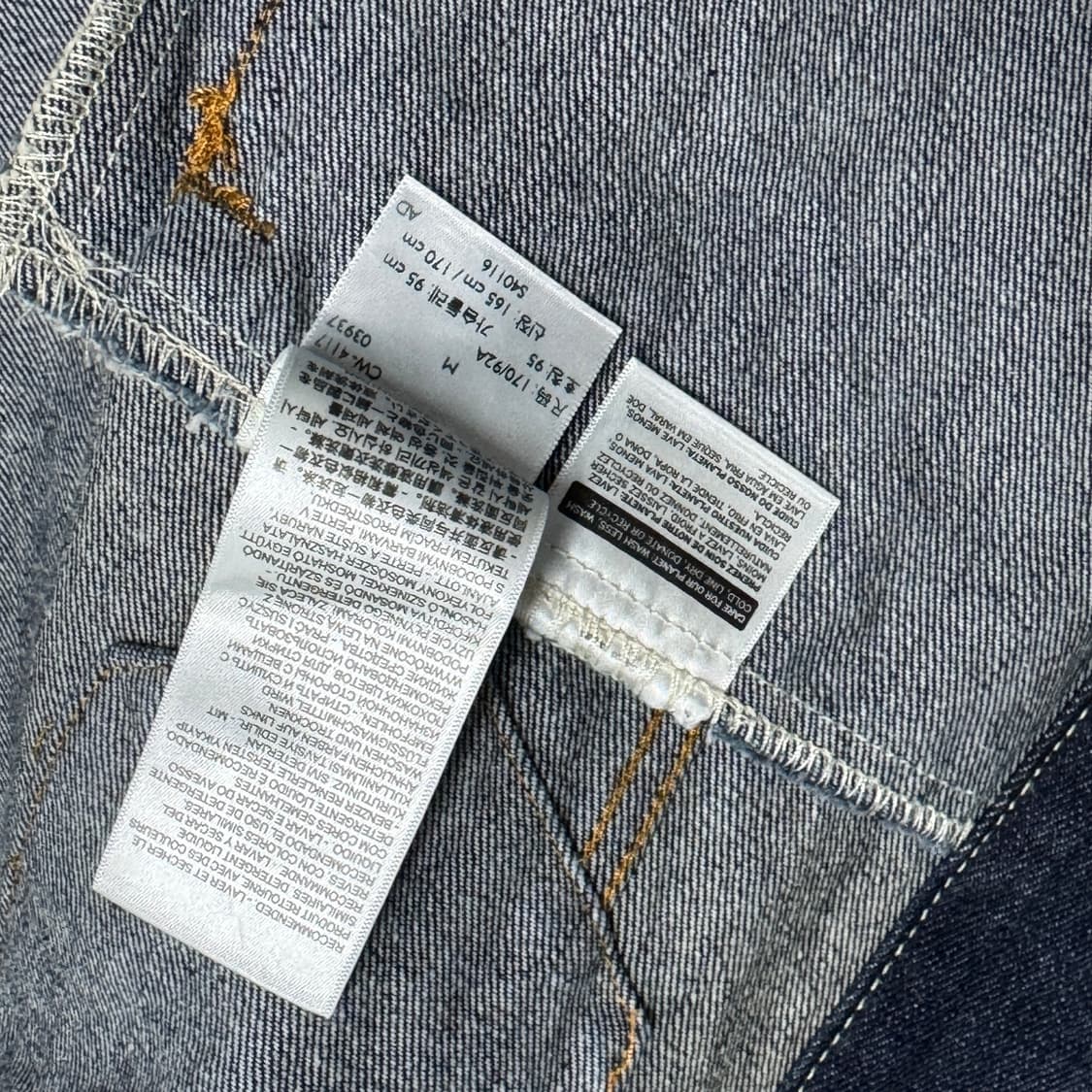 리바이스 진청 데님 트러커 자켓 M 상품이미지7