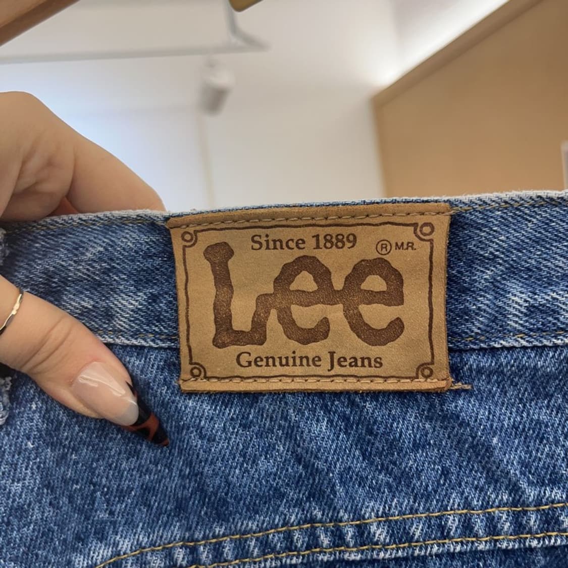 리 LEE 올드스쿨 모던캐주얼 일자핏 데님팬츠 34인치 C08428 상품이미지5