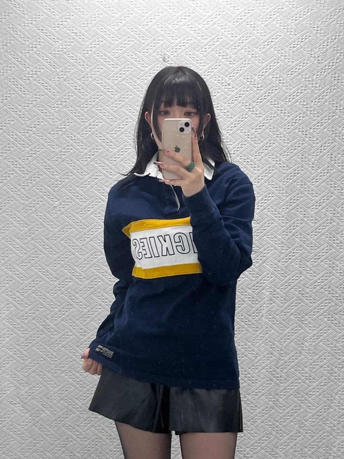 디키즈 올드스쿨 레트로 00's 키치 럭비 카라 셔츠 M C12051 상품이미지2