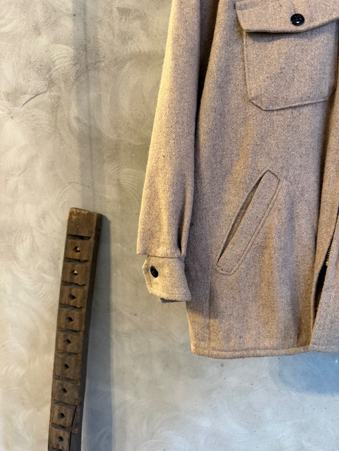 멜톤 트러커 자켓 남성100 상품이미지4