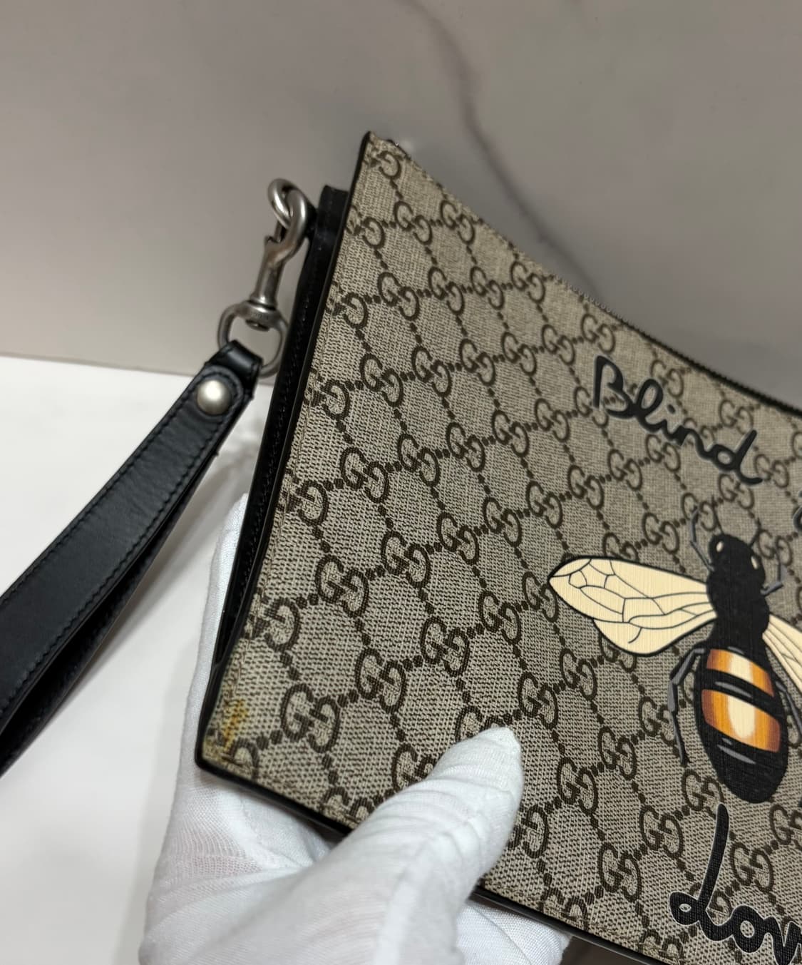 [정품] S급 구찌 GG 꿀벌 클러치 상품이미지7