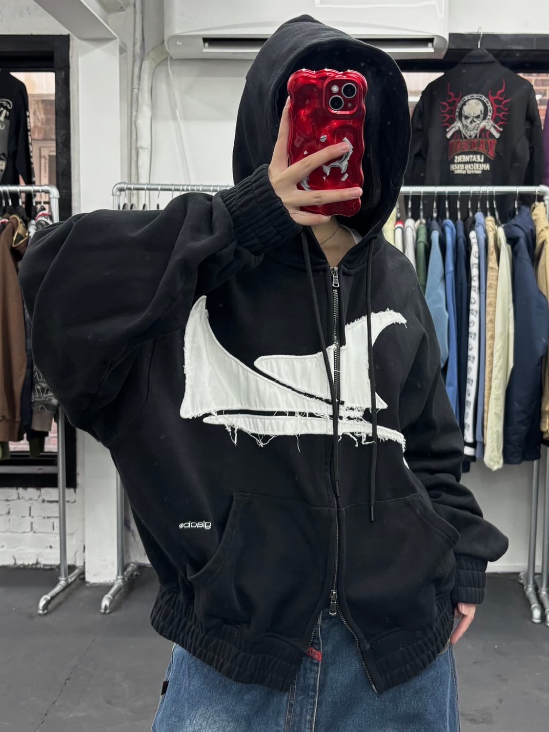 Glack 투웨이 후드집업 상품이미지1