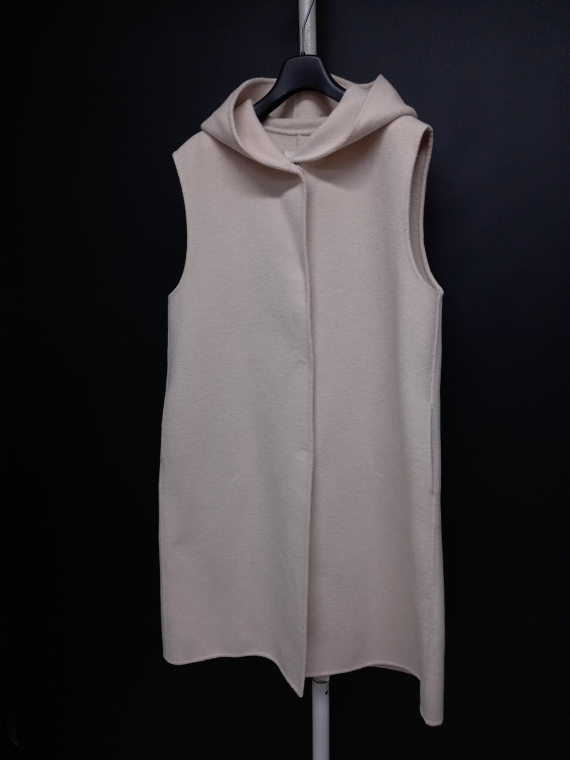 플라스틱아일랜드 춘추동 핸드메이드 후드 롱 베스트 66.77 상품이미지3