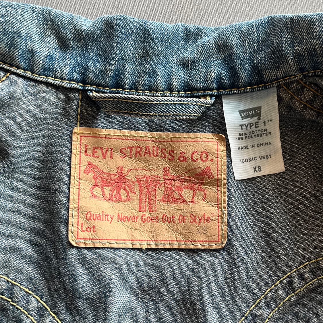 리바이스 TYPE 1 조끼 상품이미지3