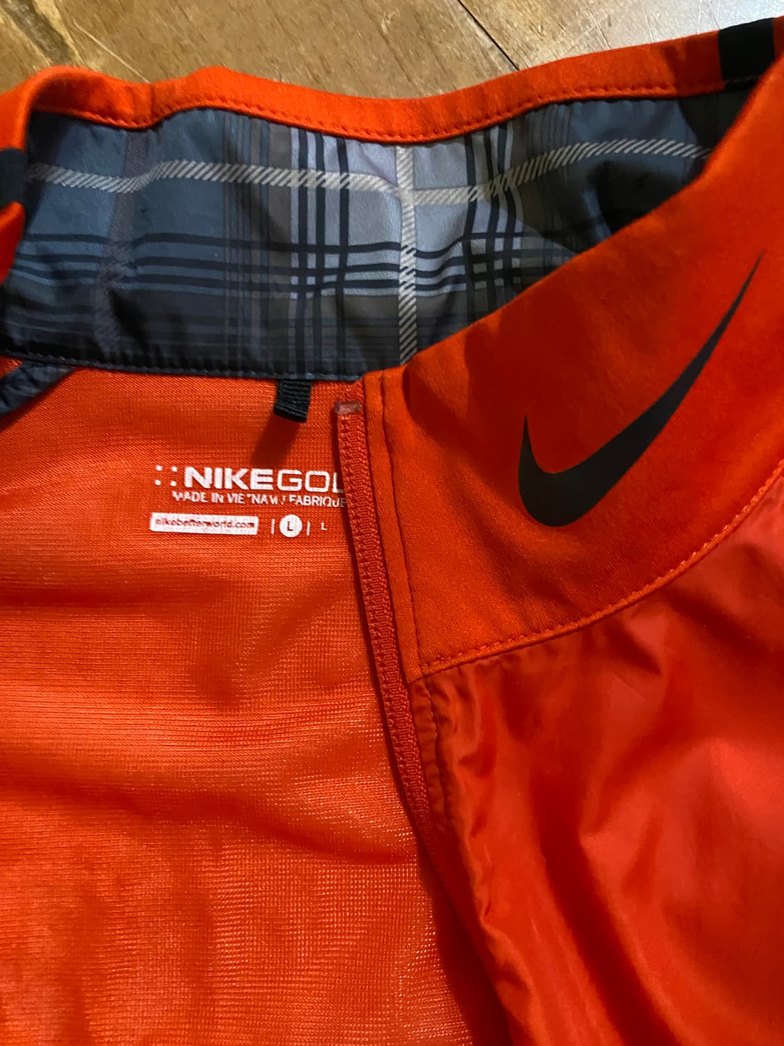 나이키 골프 오렌지 바람막이 L (100) 상품이미지2