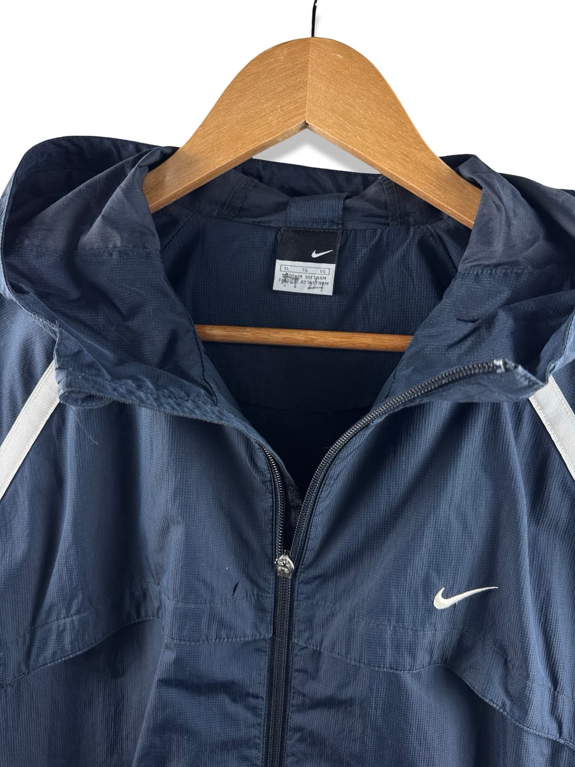 나이키 네이비 후드 바람막이 자켓2630 상품이미지3