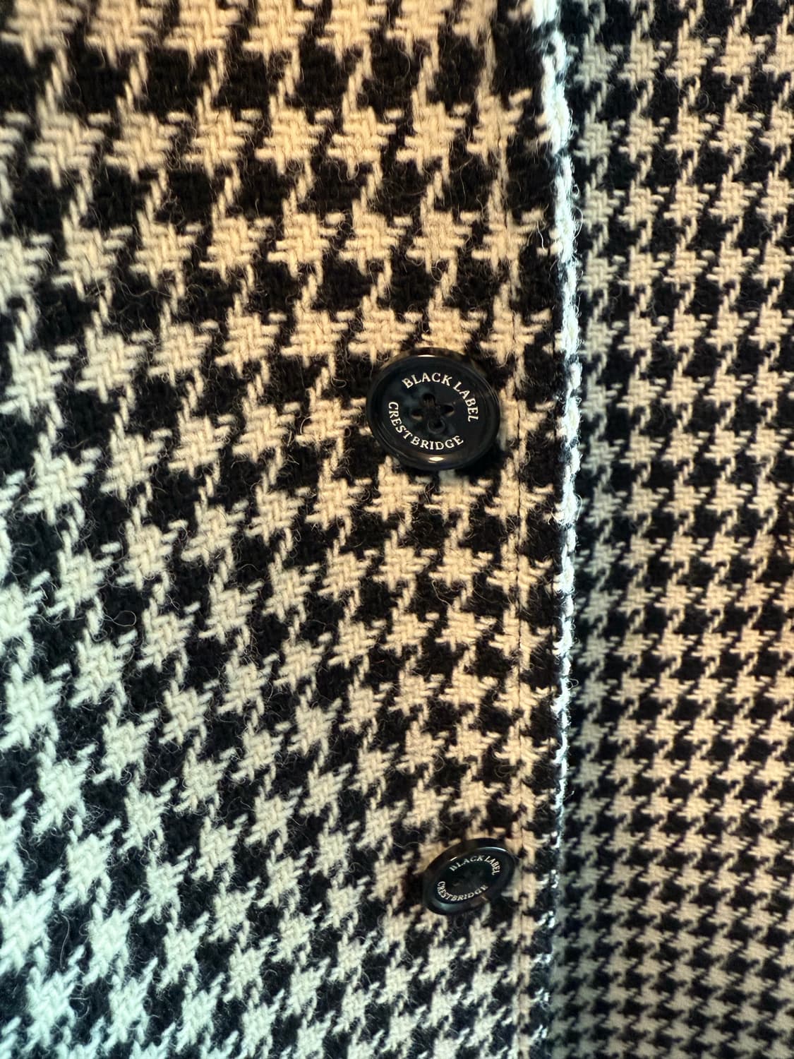 버버리 블랙라벨 하운드투스 코트 L사이즈 상품이미지4