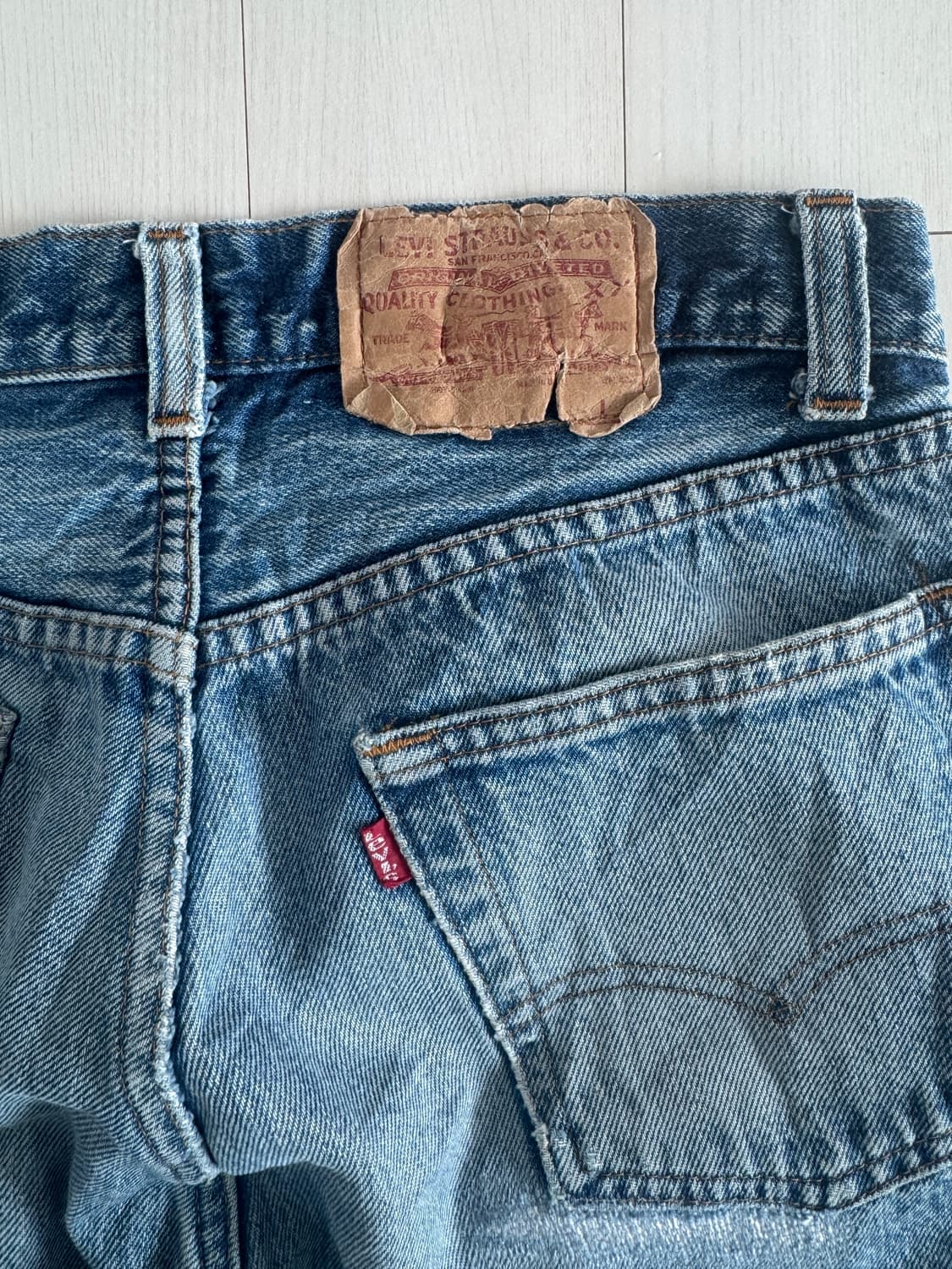 80s USA Vintage Levis 501 Denim Pants 상품이미지3